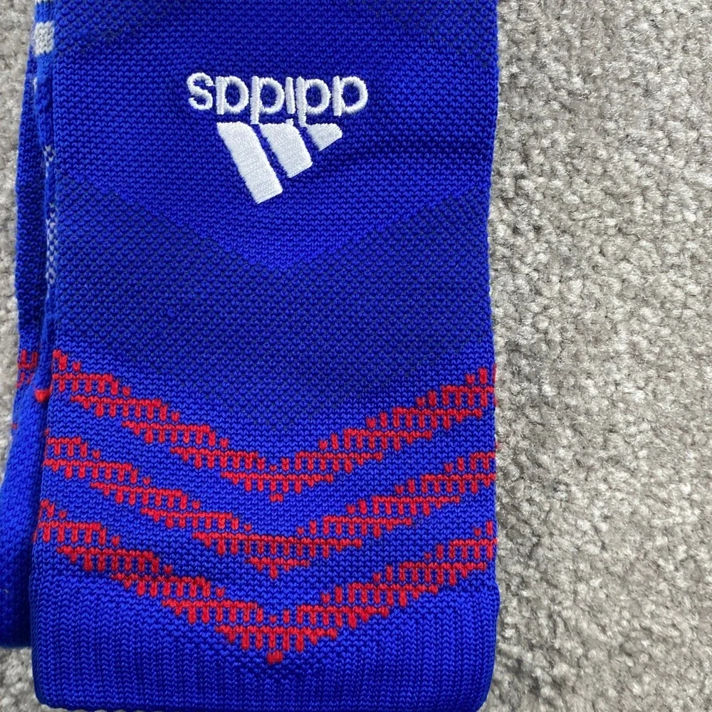 Adidas Speed Mesh Crew Socks Mens Large Blue Football Aeroready Compression